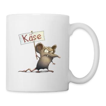 Käse Demo - Tasse - Weiß - Rechts
