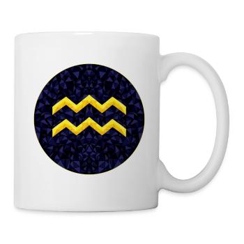 Aquarius - Tasse - Weiß - Rechts