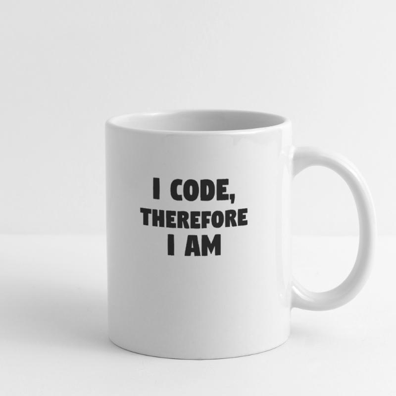 I Code, Therefore I Am! #ProgrammingLife Tasse
