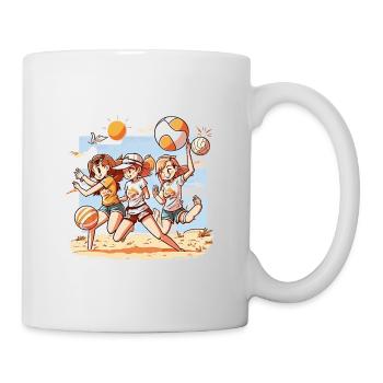 Serve and Beach - Mug - white - Right