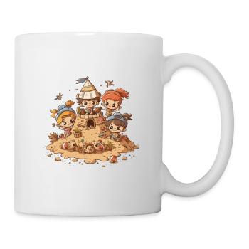 Plaisir au goût de sable - Mug blanc - blanc - Droite