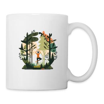Flux forestier - Mug blanc - blanc - Droite
