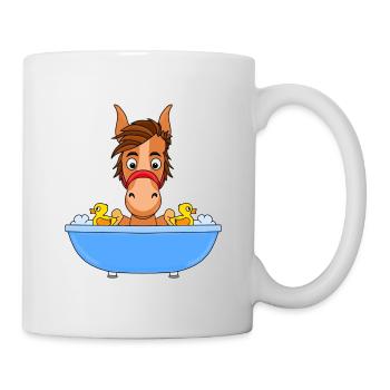 PFERD - PONY - BADEWANNE - Tasse - Weiß - Rechts
