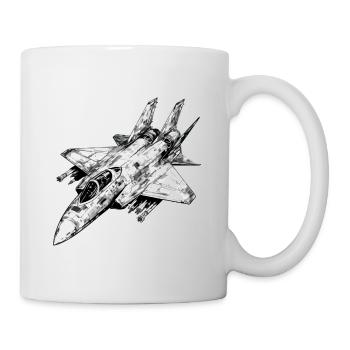 Silver Wings-Flugzeuge - Tasse - Weiß - Rechts