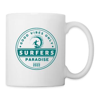 Surfers Paradise - Good Vibes Only - Tasse - Weiß - Rechts