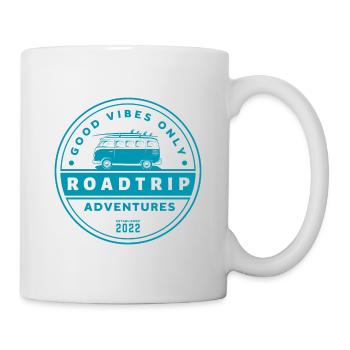 Road Trip Vibes Vanlife Seal - Mug - white - Right