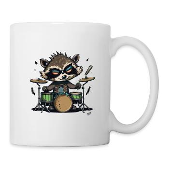 Raton laveur à bascule - Mug blanc - blanc - Droite