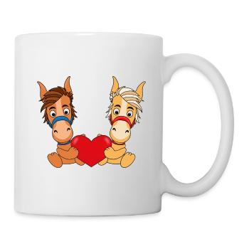 PFERDE - LIEBE - Tasse - Weiß - Rechts