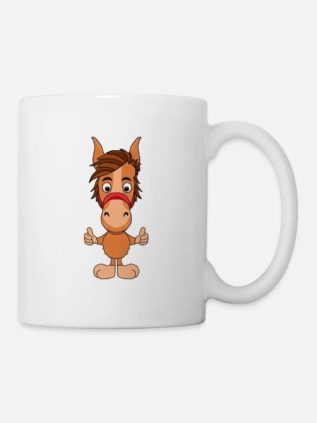 PFERD - PONY - Tasse - Weiß