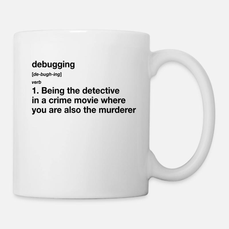 Debugging Definition - Tasse - Weiß