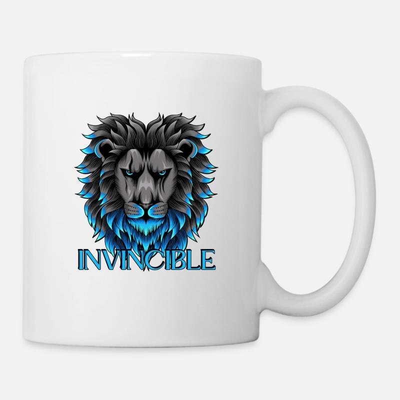 Lion invincible - Mug blanc - blanc