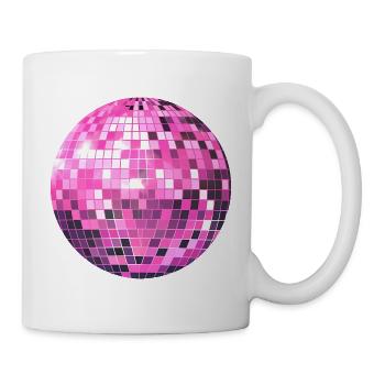 Pink Disco Ball - Mug - white - Right