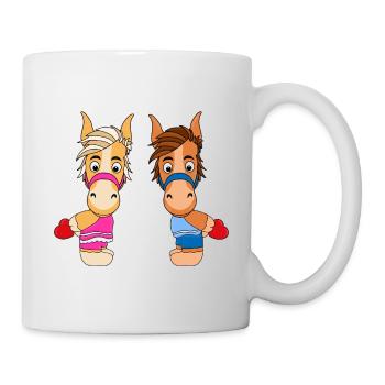 PFERDE - LIEBE - Tasse - Weiß - Rechts