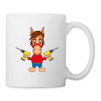 PFERD - HANDWERKER - Tasse - Weiß - Rechts