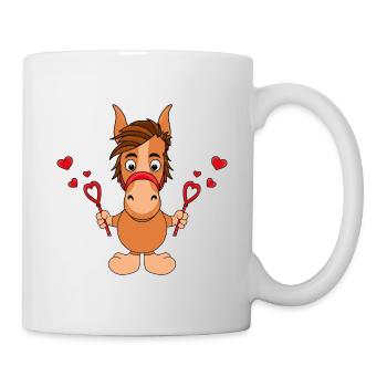 PFERD - SEIFENBLASEN - Tasse - Weiß - Rechts