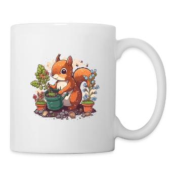 Squirrel Gardener - Mug - white - Right