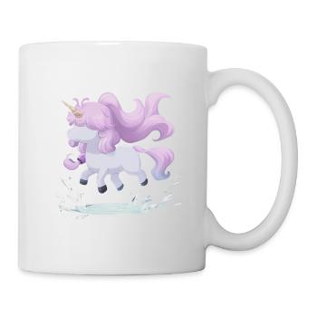 Water fun with unicorn: the leap into pleasure - Mug - white - Right