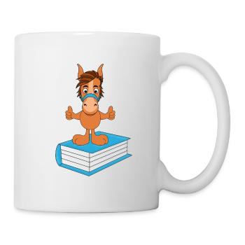 PFERD - PONY - PFERDEGESCHICHTE - Tasse - Weiß - Rechts