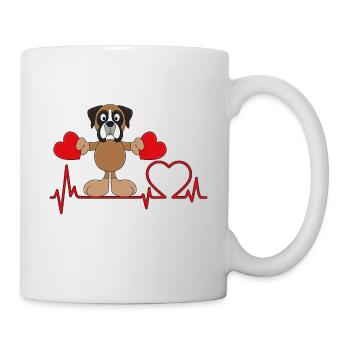 BOXER - HUNDERASSE - Tasse - Weiß - Rechts