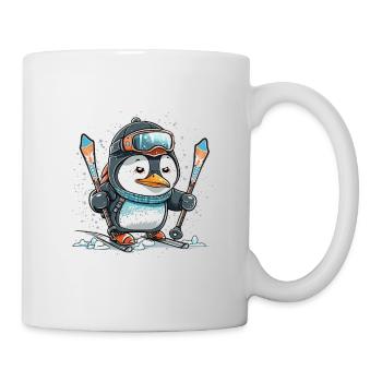 Kühle Abfahrt - Tasse - Weiß - Rechts
