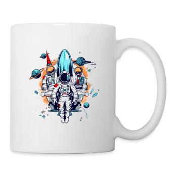 Les astronautes - Mug blanc - blanc - Droite