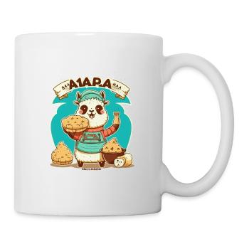 Lamas Köstliche Köstlichkeiten - Tasse - Weiß - Rechts