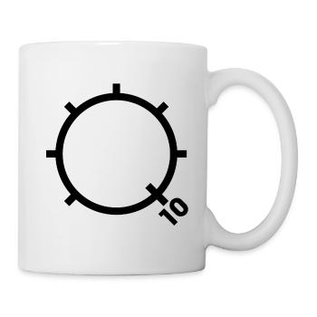Volume Regler auf 10 – für volle Lautstärke - Tasse - Weiß - Rechts