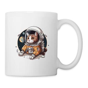 Kosmisches Abenteuer - Tasse - Weiß - Rechts