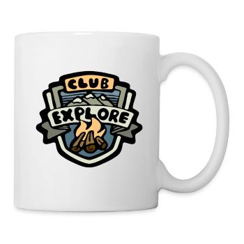 Explorers/Travelers Club Emblem - Mug - white - Right