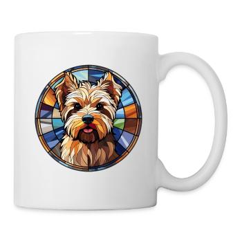 Biewer Terrier Dog Breed Watercolor Glass - Mug - white - Right