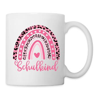 Schulkind Einschulung Schulanfang Mädchen - Tasse - Weiß - Rechts