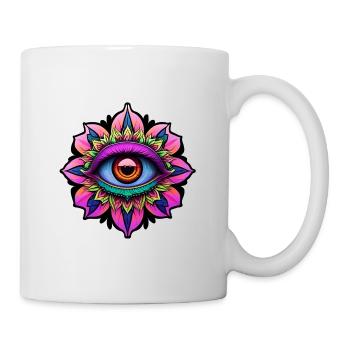 Œil de mandala - Mug blanc - blanc - Droite