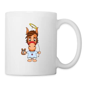 PFERD - PONY - ENGEL - Tasse - Weiß - Rechts