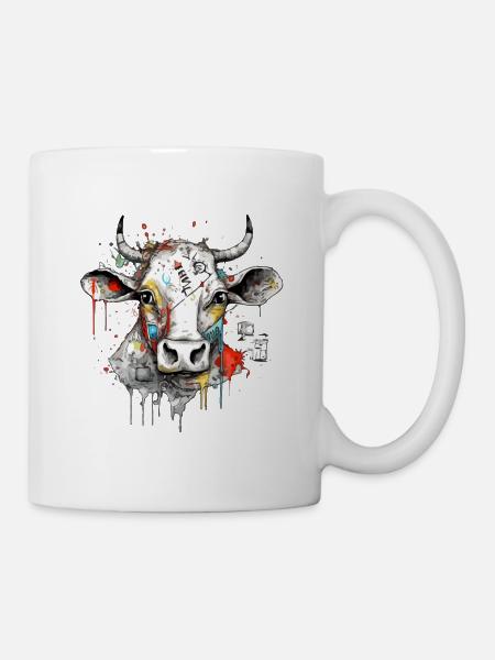 Kika la vache - Mug blanc - blanc