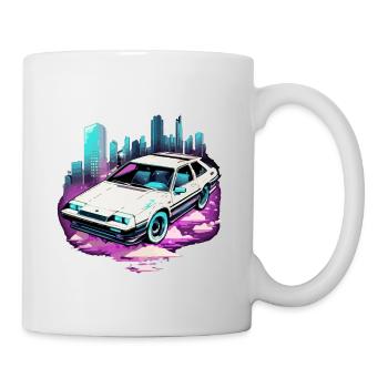 Silberpfeil-Auto - Tasse - Weiß - Rechts