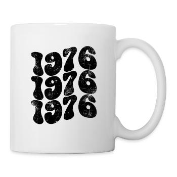 1976 Retro - Tasse - Weiß - Rechts