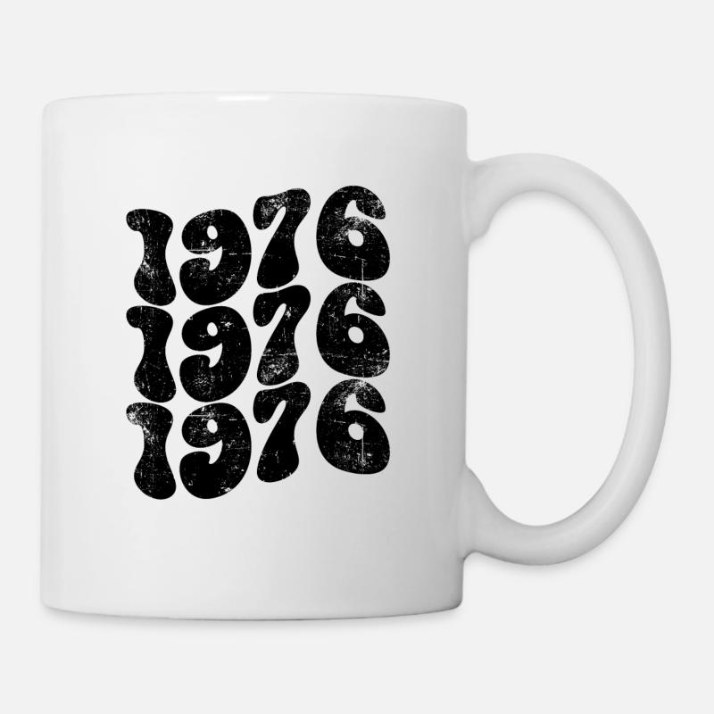 1976 Retro - Tasse - Weiß
