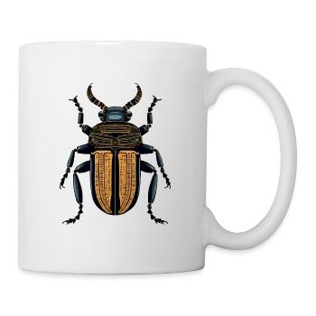 Egyptian beetle - Mug - white - Right