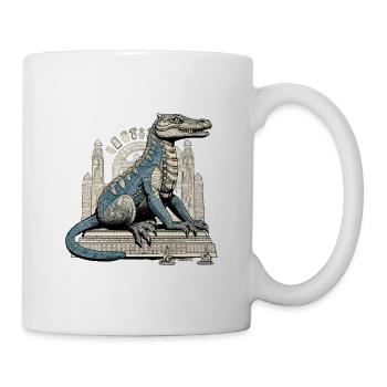 Crocodile Egyptien - Mug blanc - blanc - Droite