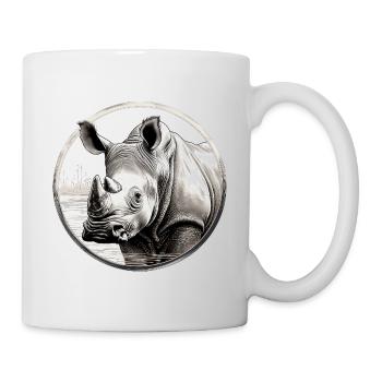 Nashorn - Tasse - Weiß - Rechts