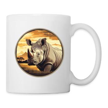 Nashorn - Tasse - Weiß - Rechts