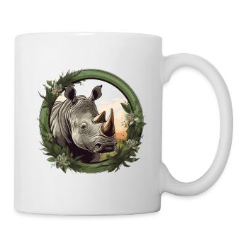 Nashorn - Tasse - Weiß - Rechts