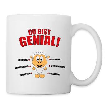 SCHAF - SCHAFE - Tasse - Weiß - Rechts