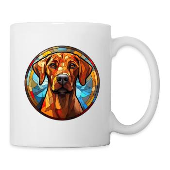 Rhodesian Ridgeback Hunderasse Aquarellglas - Tasse - Weiß - Rechts