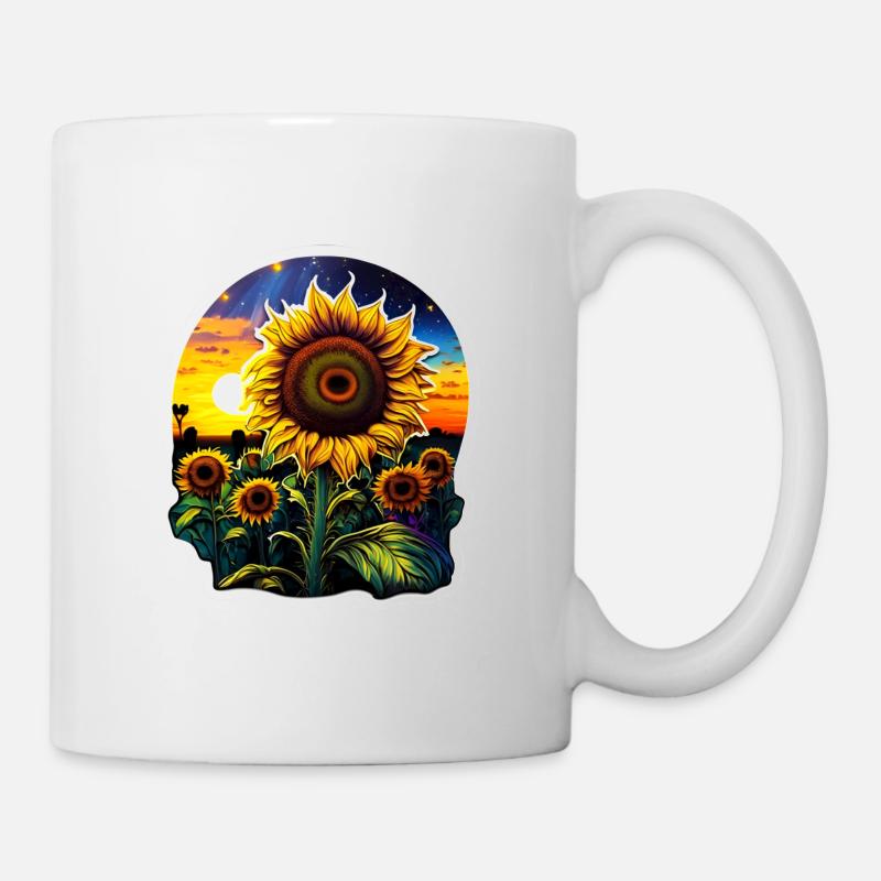 Sunflower Field - Mug - white