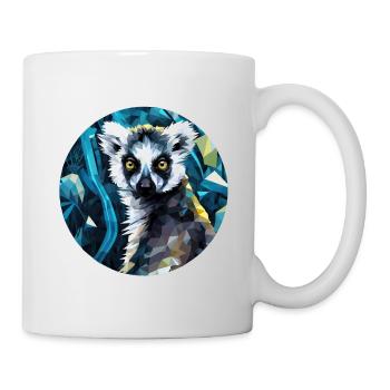 Lémurien - Mug blanc - blanc - Droite