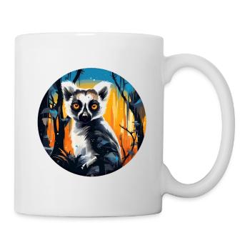 Lémurien - Mug blanc - blanc - Droite