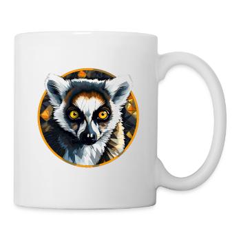 Lémurien - Mug blanc - blanc - Droite
