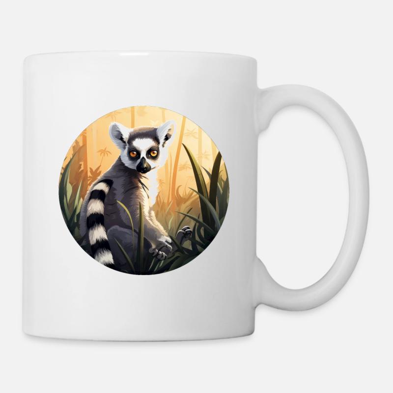 Lemur - Tasse - Weiß