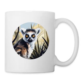 Lémurien - Mug blanc - blanc - Droite